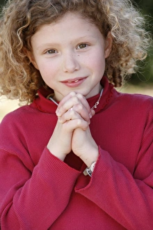Images Dated 26th March 2006: Praying child, France, Europe