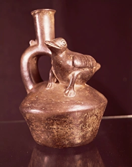 Pre-Columbian vessel from the Mochica culture, Peru, South America
