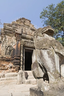 Preah Ko Temple dating from AD879, Roluos Group, near Angkor, UNESCO World Heritage Site Preah Ko Temple dating from AD879, Roluos Group, near Angkor, UNESCO World Heritage Site