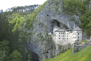 Hidden Prints: Predjama Castle, built in mouth of cave, near Postojna, Slovenia, Europe