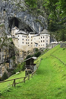 Slovenian Prints: Predjama Castle (Predjamski grad), Predjama, Slovenia, Europe
