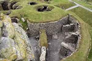 Shetland Prints: Prehistoric dwellings at Jarlshof, Sumburgh, Shetland, Shetland Islands