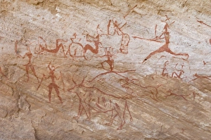 Prehistoric rock paintings