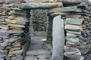 Neolithic Prints: Prehistoric stone wall