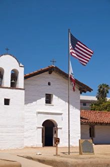 Images Dated 3rd May 2009: Presidio Chapel, El Presidio de Santa Barbara, Santa Barbara, California
