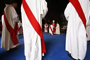 Images Dated 28th June 2008: Priest ordinations in Notre Dame cathedral, Paris, France, Europe