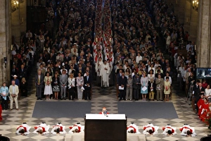 Images Dated 27th June 2009: Priest ordinations at Notre Dame de Paris cathedral, Paris, France, Europe