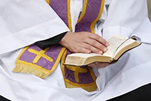 Images Dated 1st June 2009: Priests Bible, Paris, France, Europe