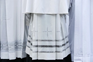 Images Dated 21st April 2000: Priests vestment, Lourdes, Hautes Pyrenees, France, Europe