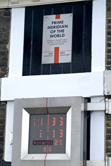 Greenwich Prints: Prime Meridian, Old Royal Observatory, Greenwich, London SE10, England