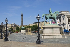 Prince Albert Prints: Prince Albert statue, Liverpool, Merseyside, England, United Kingdom, Europe