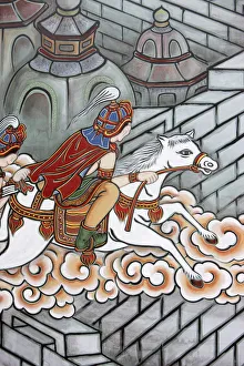 Seoul Prints: Prince Siddhartha escapes his palace, accompanied by Channa aboard his horse Kanthaka