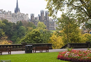Lothian Prints: Princes Street Gardens, Edinburgh, Lothian, Scotland, United Kingdom, Europe