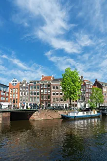 Amsterdam Prints: Prinsengracht canal, Amsterdam, The Netherlands, Europe
