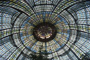Ceilings Prints: Printemps department store, Paris, France, Europe