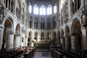 Chairs Prints: Priory Church of St. Bartholomew the Great, built in 1123, London, England