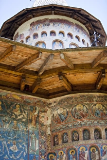 Bucovina Prints: Probota Monastery, UNESCO World Heritage Site, Dolhasca, Bucovina, Romania, Europe