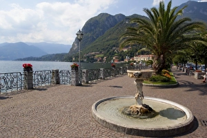 Promenades Prints: Promenade, Menaggio, Lake Como, Lombardy, Italian Lakes, Italy, Europe