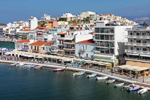 Agios Nikolaos Prints: Promenade of Voulismeni Lake, Agios Nikolaos