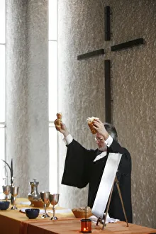 Images Dated 30th December 2007: Protestant celebration at Taize meeting