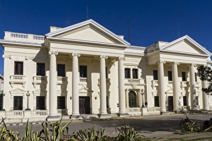 Civic Prints: Provincial Palace, main square, Santa Clara, Cuba, West Indies, Caribbean, Central America