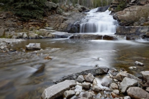 Land Form Prints: Provo Falls, Wasatch-Cache National Forest, Utah, United States of America, North America