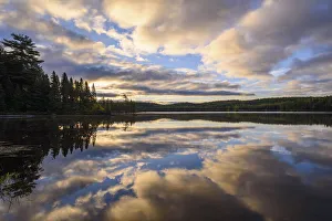 Ontario Prints: Provoking Lake at dawn, Highland Backpacking Trail, Algonquin Provincial Park, Ontario