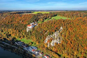 Bayern Prints: Prunn Castle near Riedenburg, Altmuhl Valley Nature Park, Bavaria, Germany, Europe