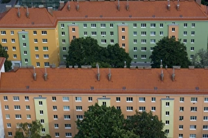 Apartment Block Prints: Public housing blocks, Vienna, Austria, Europe