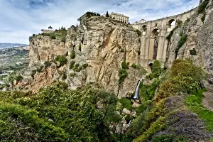 Ronda Prints: Puente Nuevo (New Bridge) over the El Tajo gorge of the river Guadalevin