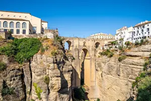 Puente Nuevo (New Bridge), the tallest of the three bridges in Ronda crossing