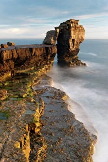 Mist Collection: Pulpit Rock, Portland Bill, Isle of Portland, Dorset, England, United Kingdom, Europe