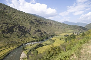 Puna Tsang River, Bhutan, Asia
