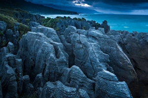 Punakaiki Prints: Punakaiki, Pancake Rocks, West coast, North Island, New Zealand, Pacific