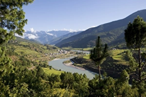 Punakha Prints: Punakha, Bhutan, Asia