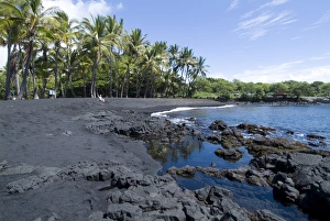 Big Island Prints: Punaluu Black Sand Beach