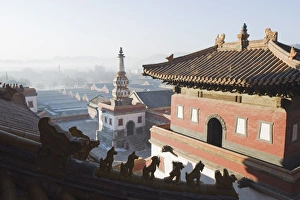 Chengde Prints: Puning Si outer temple dating from 1755, Chengde city, UNESCO World Heritage Site