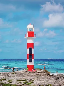 Quintana Prints: Punta Cancun Lighthouse, Cancun, Quintana Roo State, Mexico
