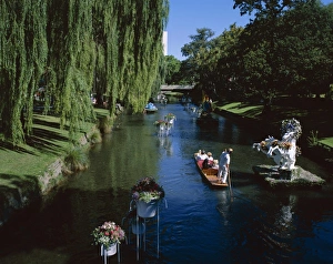 Punting on River Avon
