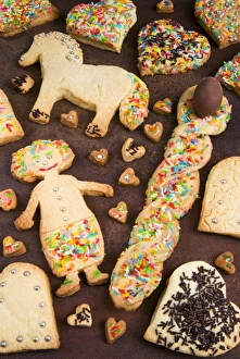 Dessert Prints: Pupa, cavallo e cuori, (doll, horse and hearts)