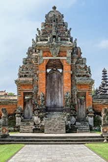 Ancient Building Prints: Pura Taman Ayun Temple, Mengwi, Bali, Indonesia, Southeast Asia, Asia