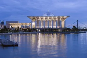Putrajaya Prints: Putrajaya Mosque, Putrajaya, Malaysia, Southeast Asia, Asia