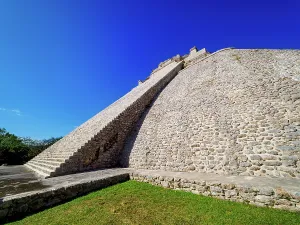 Stairs Prints: Pyramid of the Fortune-teller or Pyramid of the Magician, Uxmal, Yucatan State, Mexico
