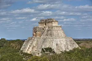 Pyramid of the Magician, Uxmal, Mayan archaeological site, UNESCO World Heritage Site
