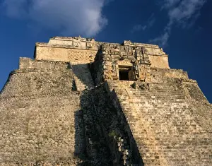 Pyramid of the Magician, Uxmal, UNESCO World Heritage Site, Yucatan, Mexico