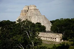 Uxmal Prints: The Pyramid of the Magician, Uxmal, UNESCO World Heritage Site, Yucatan