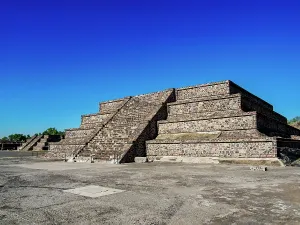 Mesoamerica Prints: Pyramid of the Moon Square, Teotihuacan, Mexico State, Mexico