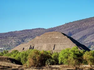 Mesoamerican Prints: Pyramid of the Sun, Teotihuacan, Mexico State, Mexico