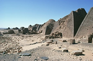 Images Dated 29th January 2000: Pyramids, Meroe