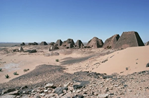 Images Dated 29th January 2000: Pyramids, Meroe